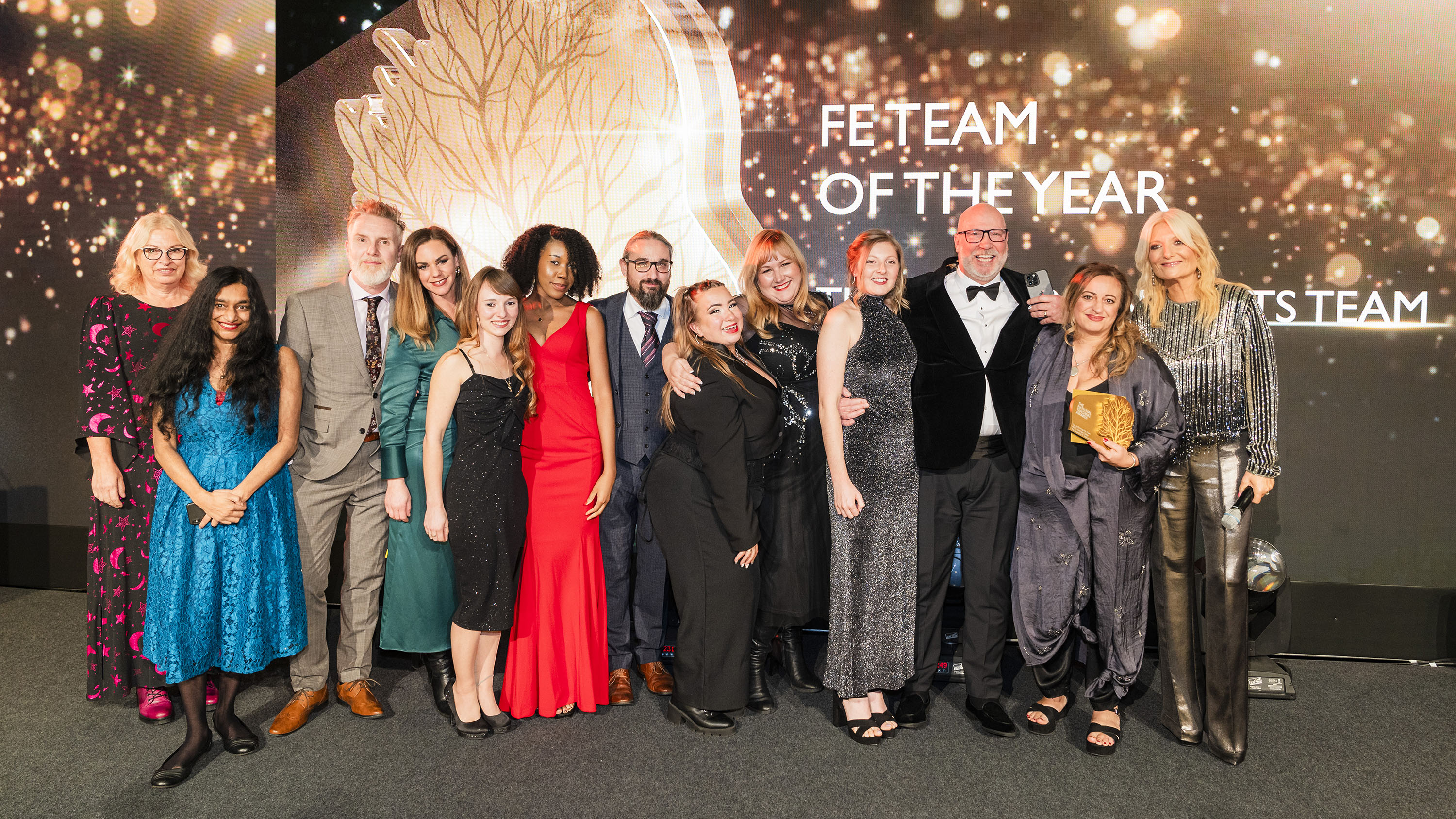 Uxbridge College's Praxis Performing Arts Team won the Award for FE (further education) Team of the Year, 2023 National Teaching Awards.