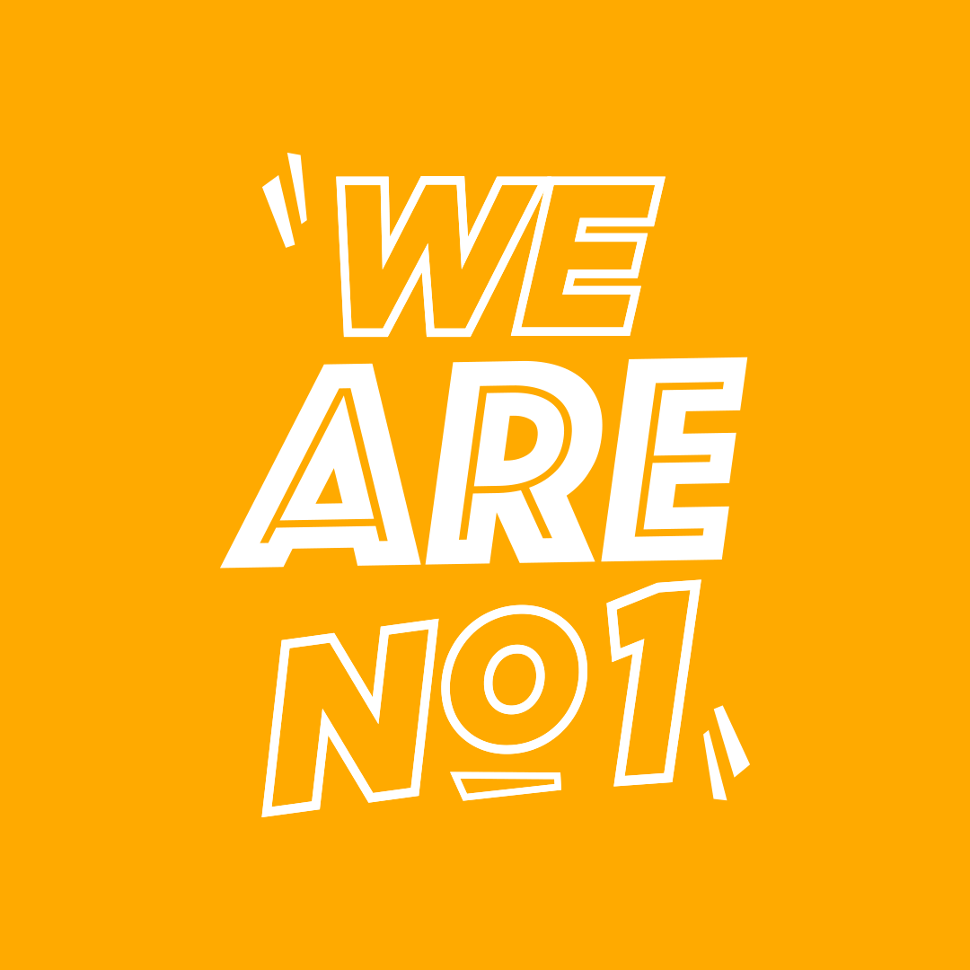 We are No 1