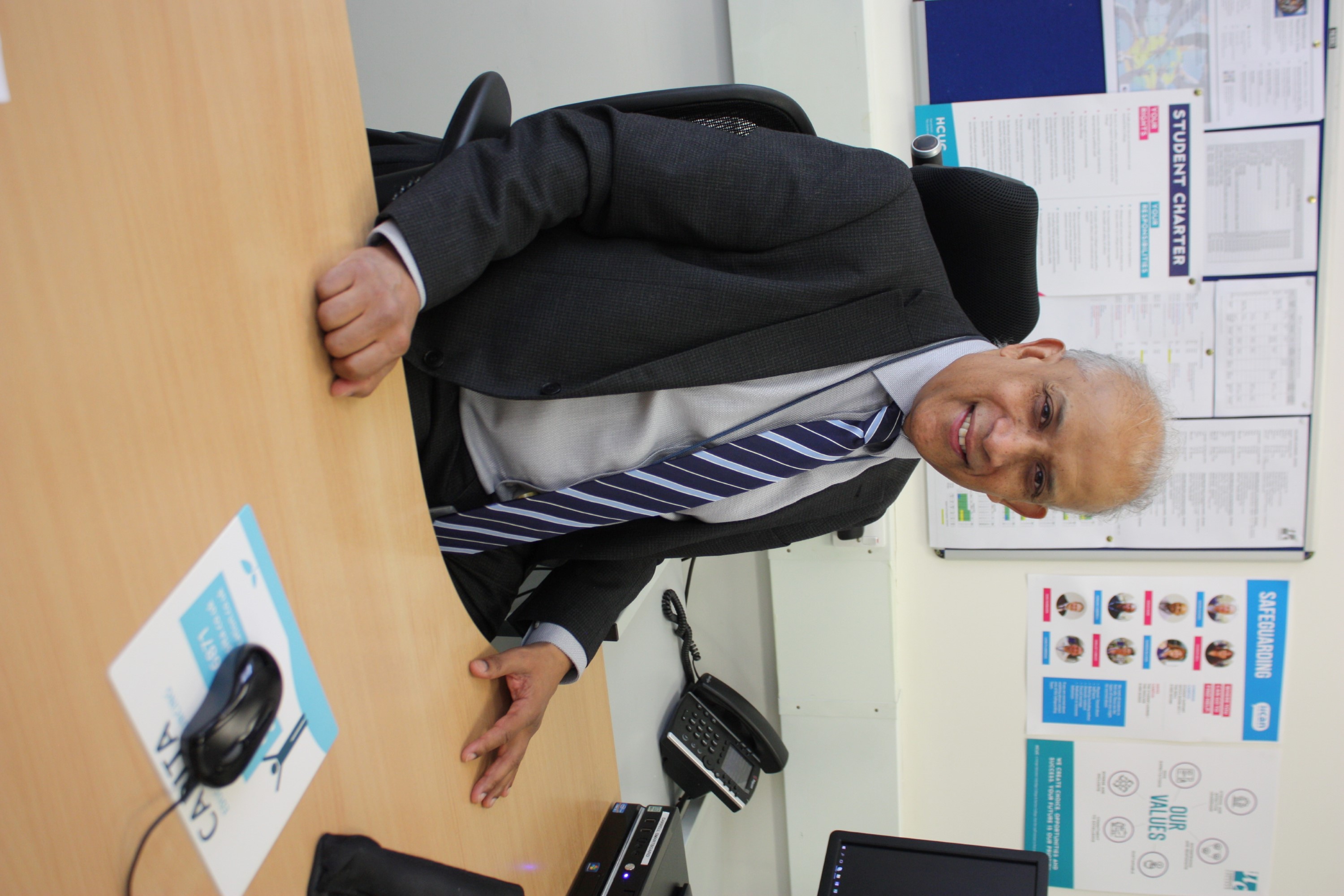 Dr Darrell DeSouza at Desk