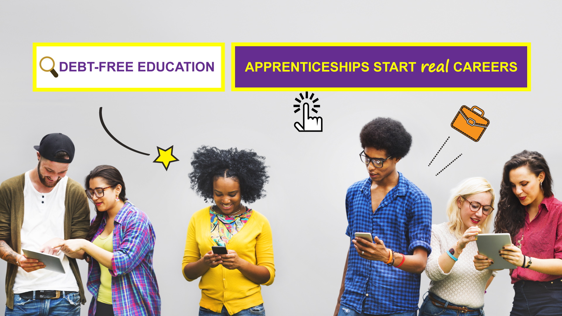 Debt free education. Apprenticeships start real careers
